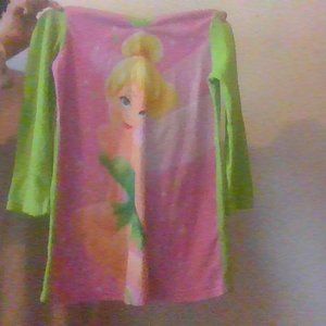Disney Tinker Bell pajama hoodied shirt!